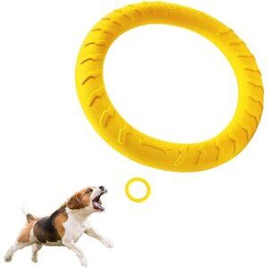 Dog Flying Disc,Floating Dog Ring Toys, Indestructible Dog Chew Toys